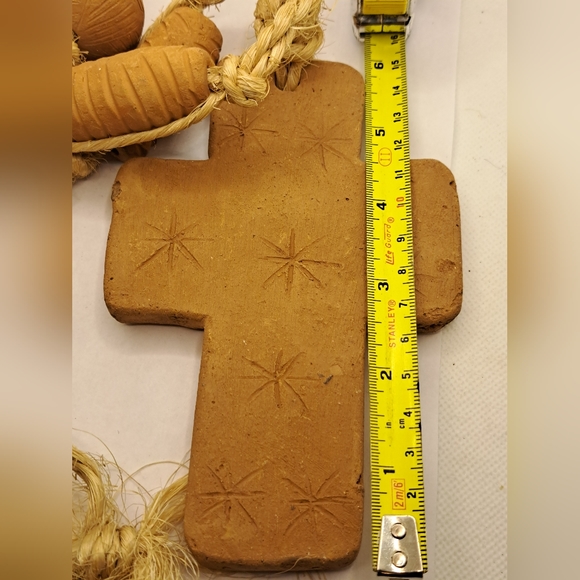 Deror Clay blessing Beads with Clay Cross. - Picture 3 of 9